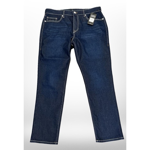 True Religion Geno SN Slim Jeans Mens 36 Straight Fit Migration Wash Denim 36x32 - Picture 1 of 9